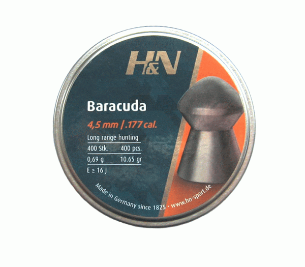 Diabolo H&N Baracuda, 4,5mm, 400 Stck.