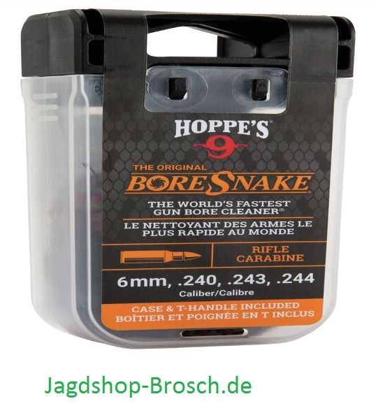 Hoppes Bore Snake 6mm/.240/.243/.244