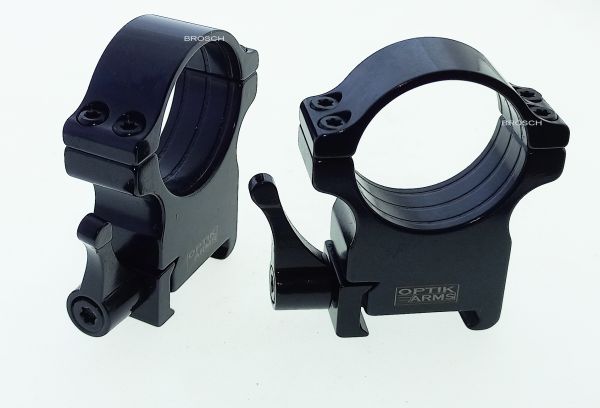 Picatinny-Weaver-Montage 30mm Stahl, BH18, Optik Arms
